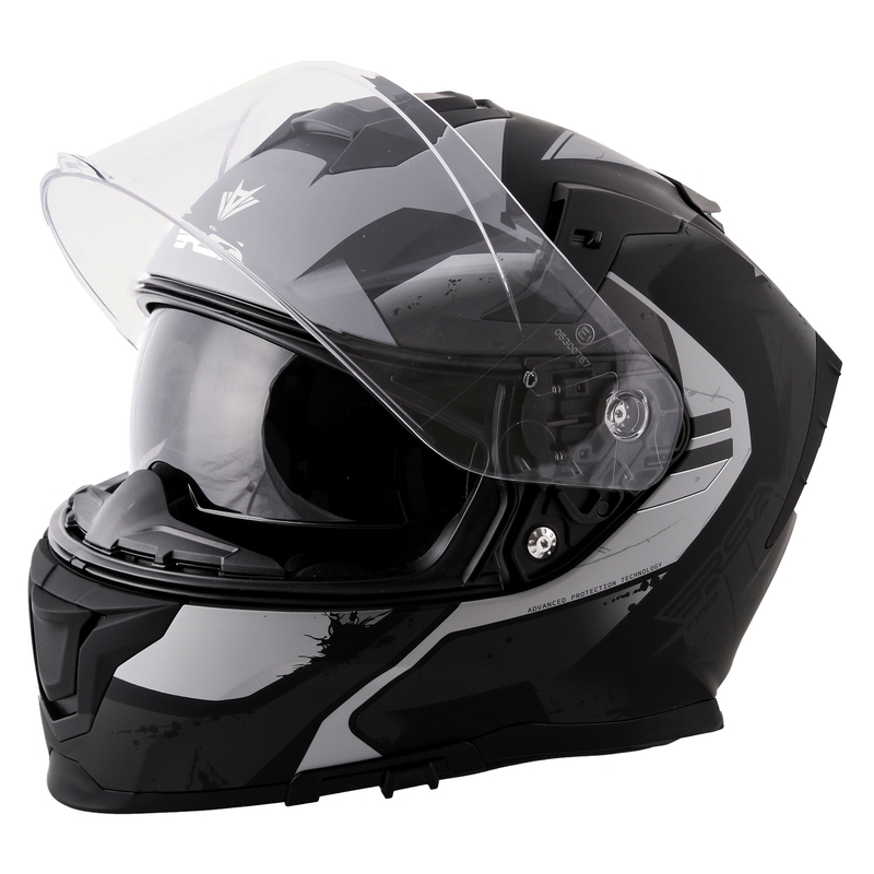 Integrální přilba na motorku RSA Ventury šedá výprodej