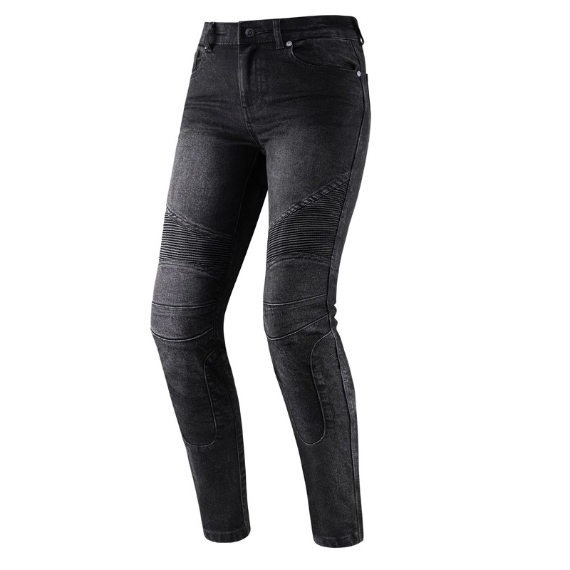 Jeans da motociclista Rebelhorn Vandal Black da donna Saldi