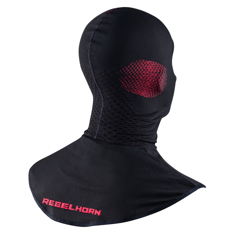 Casco termico Rebelhorn Therm II nero-rosso