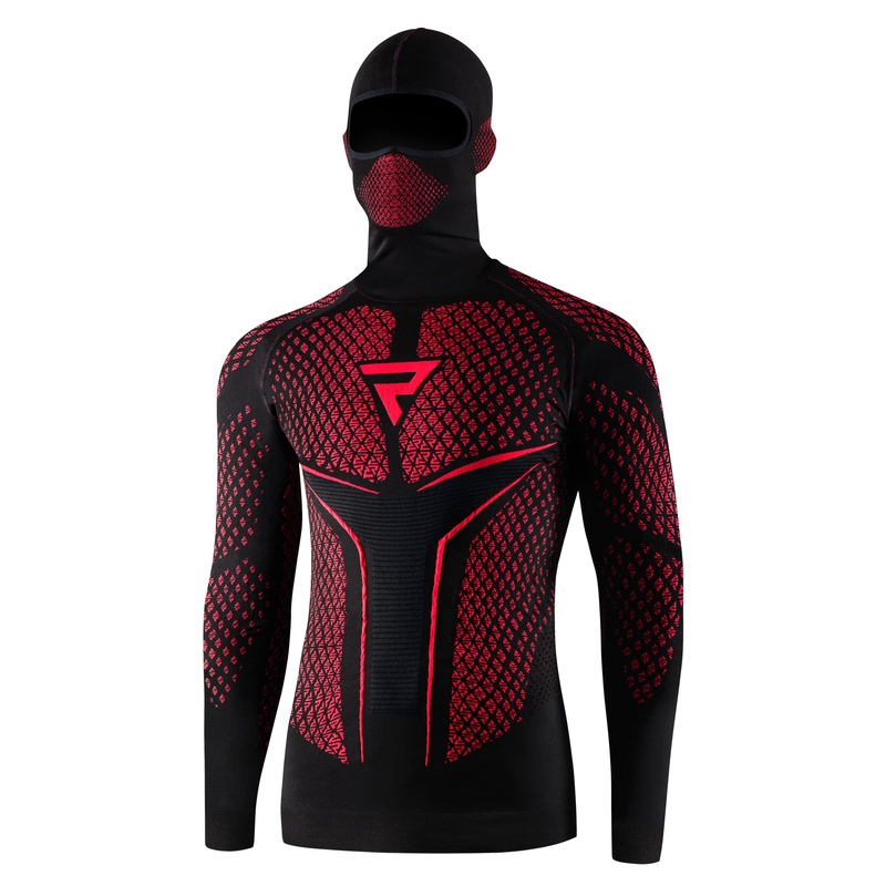 Termo triko Rebelhorn Therm II 2v1 černo-červené