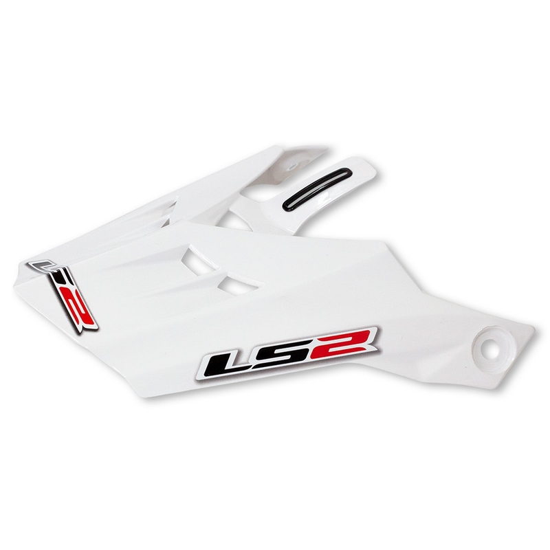 Visiera per casco LS2 PEAK MX456 Compass bianco lucido