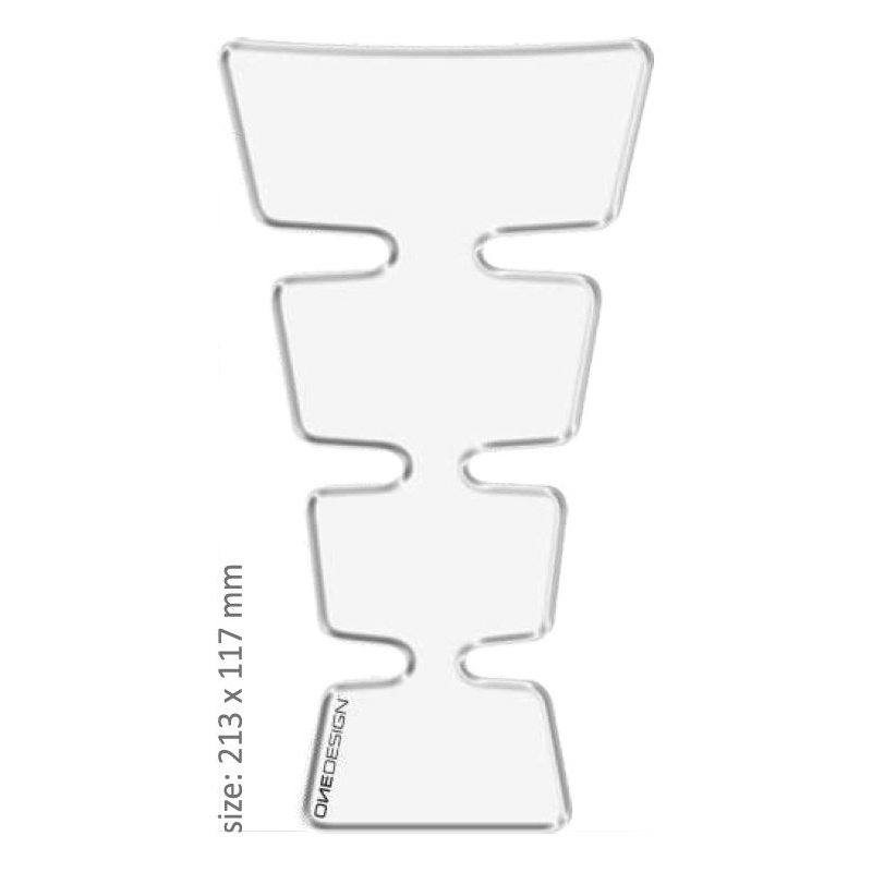 Coperchio del serbatoio del carburante Stampa - Maxi Gold trasparente