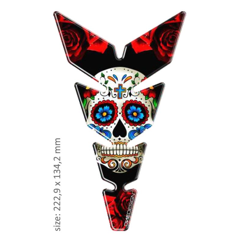 Coperchio serbatoio carburante Stampa - MOON Slim Mexican Tatoo