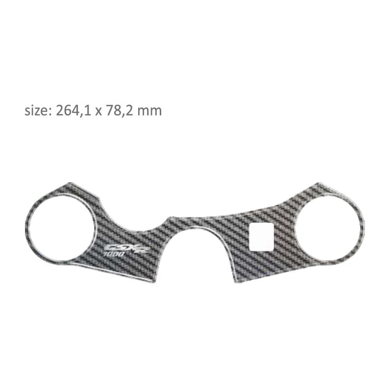 Stampa rivestimento occhiali in carbonio - Suzuki GSXR 1000 (07-08)