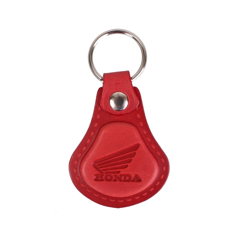 Portachiavi in pelle Honda rosso