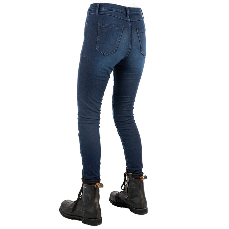 Prodloužené dámské kalhoty Oxford Original Approved Jeggings AA modré indigo