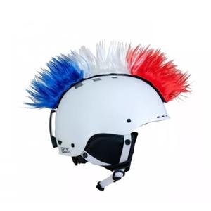 Cappello a casco Mohawk blu-bianco-rosso