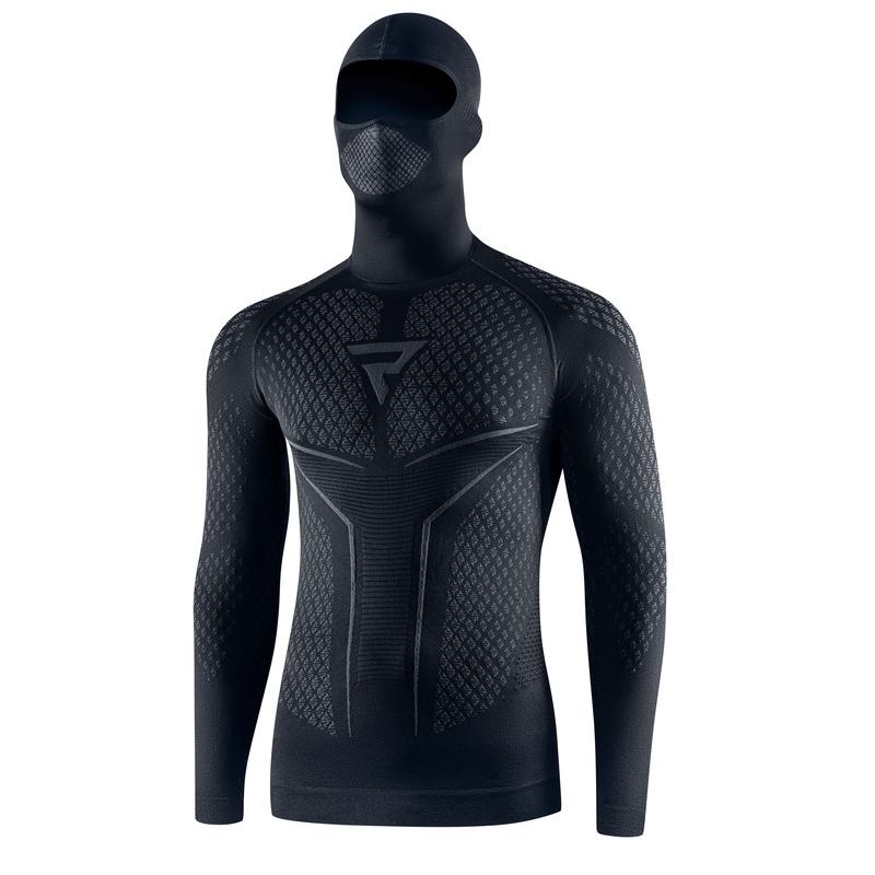 Maglietta termica Rebelhorn Therm II 2in1 nero-grigio