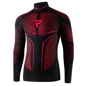 Camicia termica Rebelhorn Therm II nero-rosso