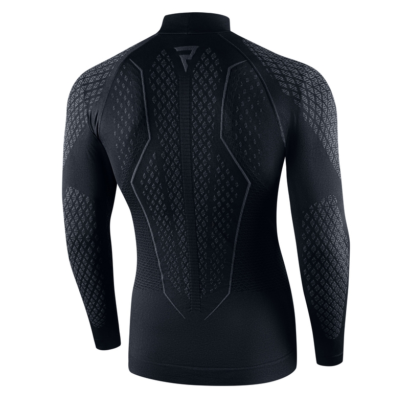Camicia termica Rebelhorn Therm II nero-grigio