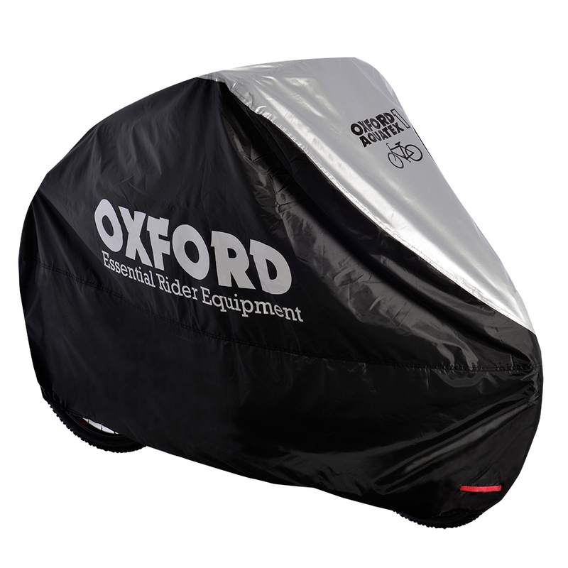 Telone Oxford Aquatex per bicicletta nero-argento