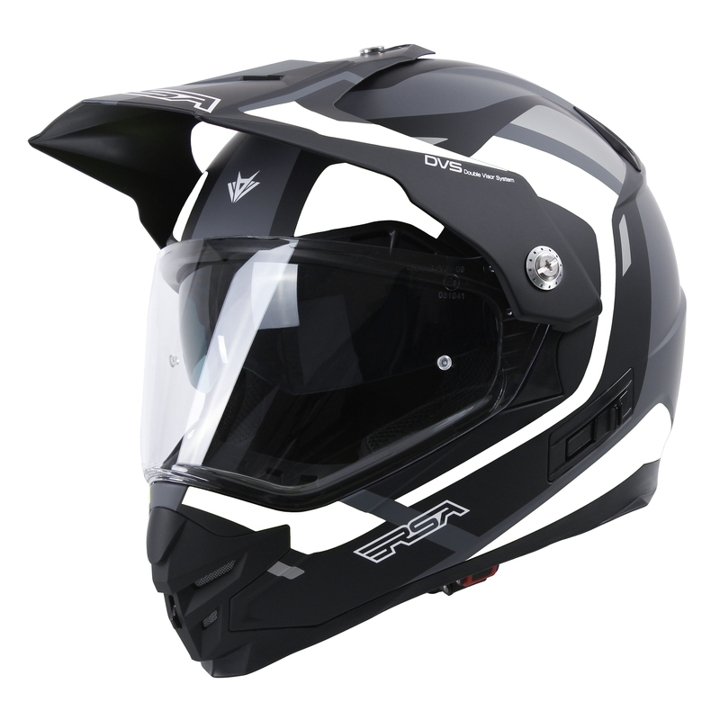 Casco da enduro RSA MX-01 EVO nero-bianco-grigio Saldi