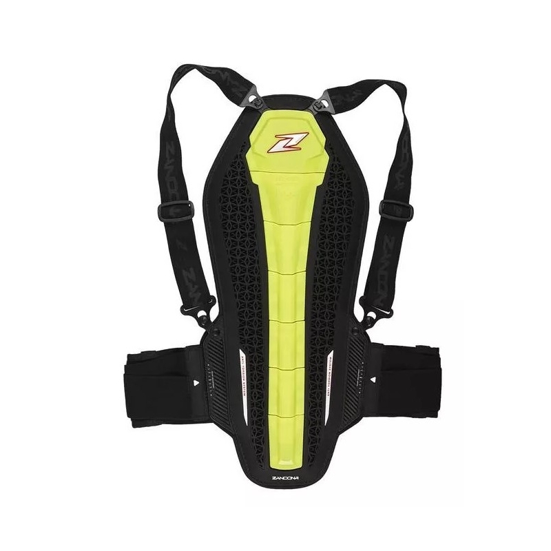 Protezione della colonna vertebrale Zandona Hybrid Back Pro X6 giallo fluo 158-167 cm
