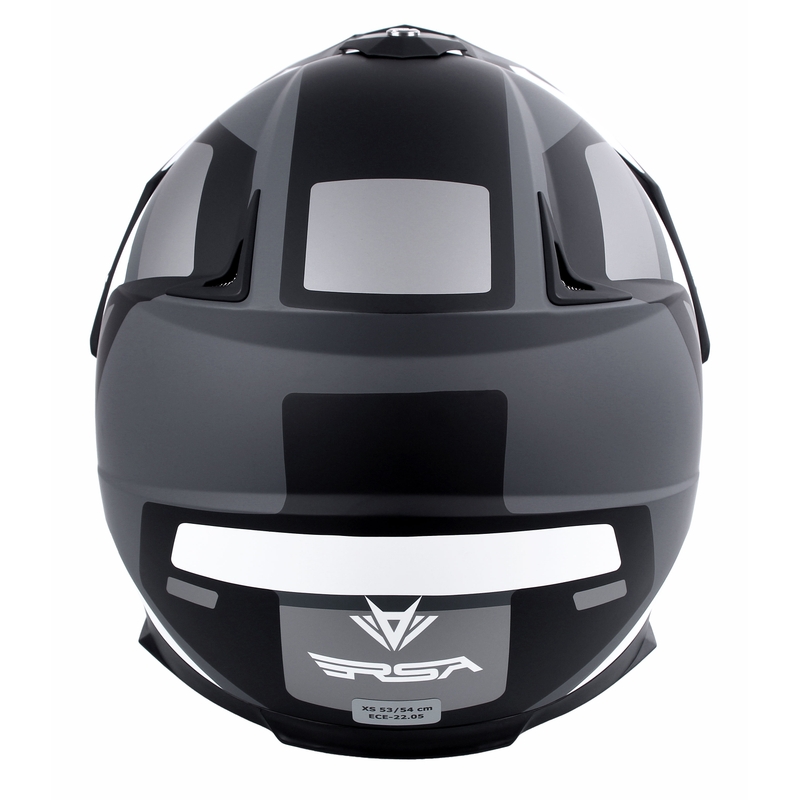 Casco da enduro RSA MX-01 EVO nero-bianco-grigio Saldi