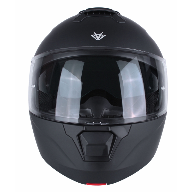 Casco da moto modulare RSA Rival, nero opaco
