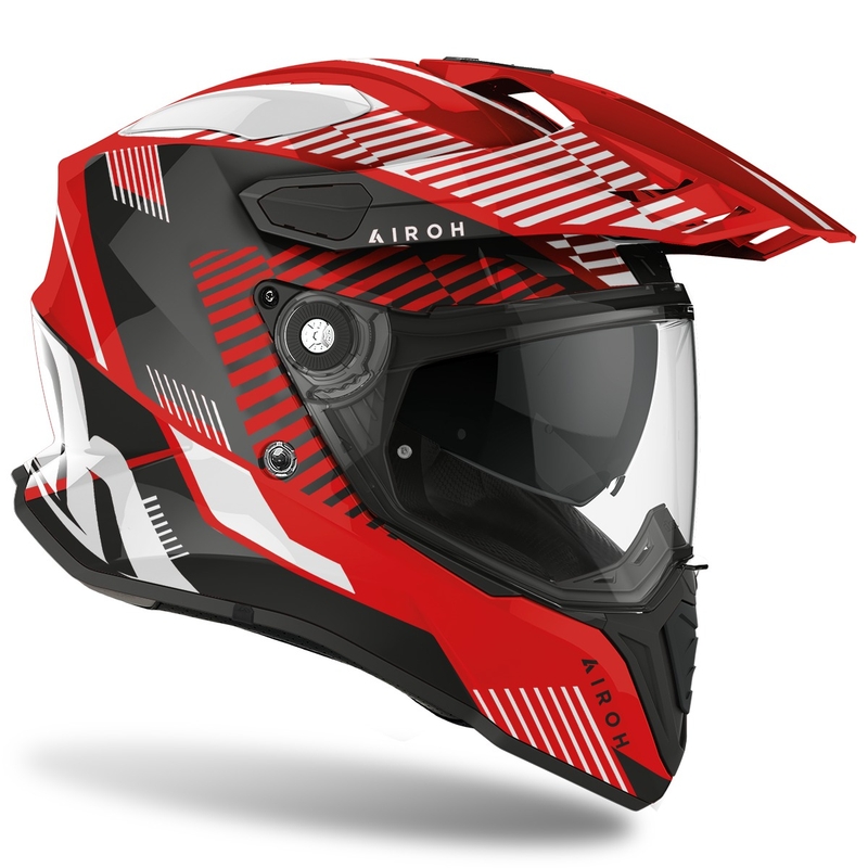 Enduro přilba Airoh Commander Boost 2022 červená lesklá výprodej