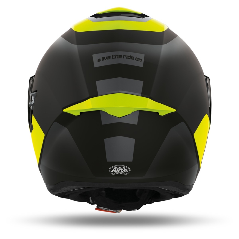 Casco moto integrale Airoh ST.501 Dock 2022 giallo fluo opaco Saldi