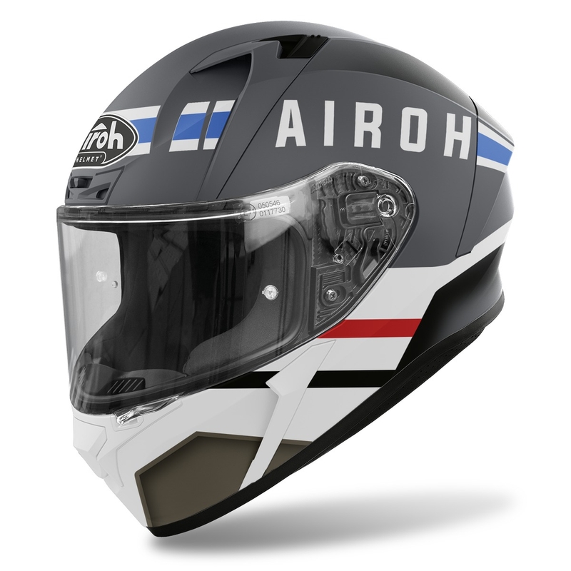 Integrální přilba na motorku Airoh Valor Craft 2022 bílo-šedá matná