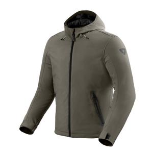 Giacca da moto Revit Traffic H2O verde scuro