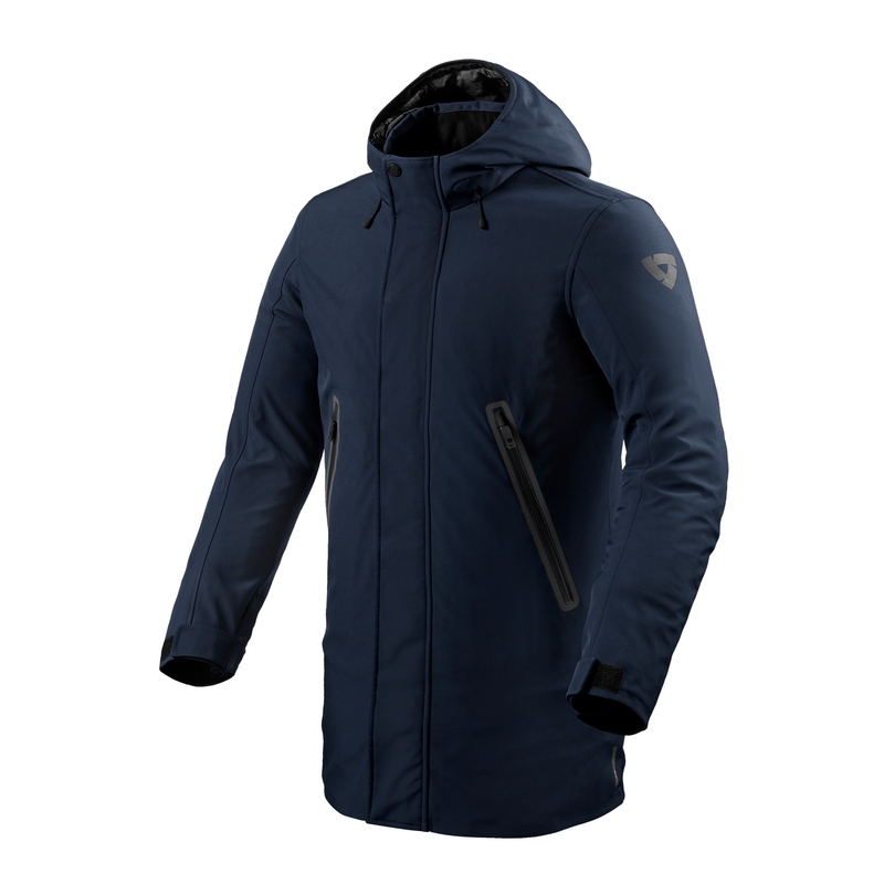Giacca da moto Revit Trafalgar H2O blu scuro