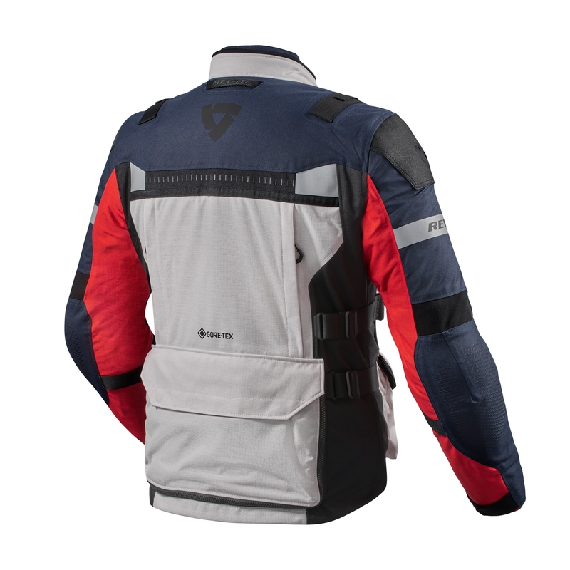 Giacca da moto Revit Defender 3 GTX rosso-blu