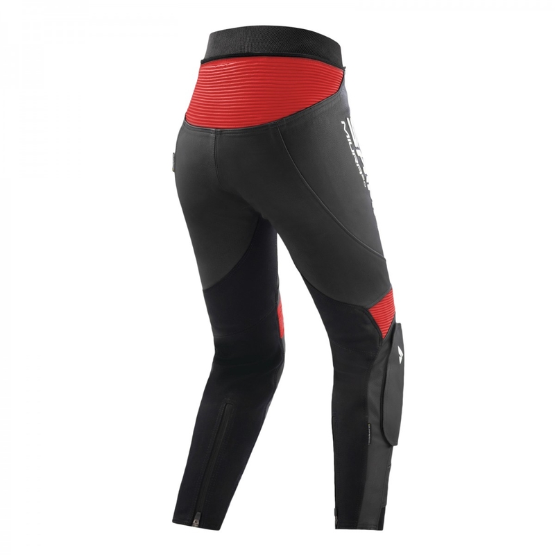 Pantaloni da moto da donna Shima Miura 2.0 nero/rosso