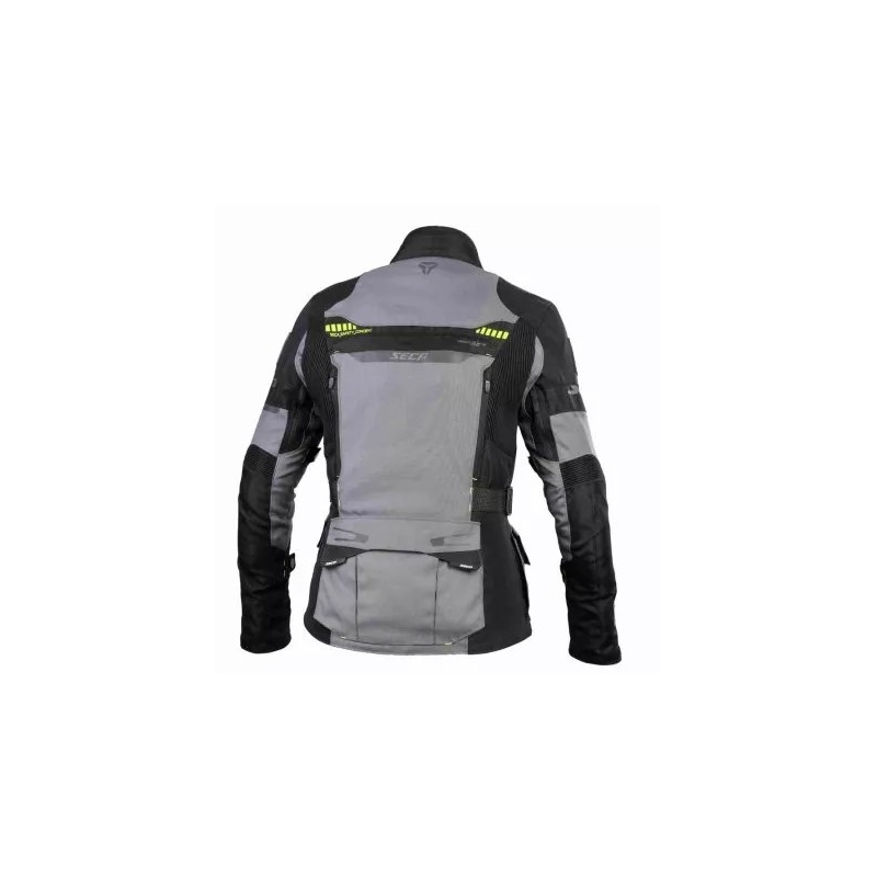 Giacca da moto da donna SECA Arrakis II grigio-nero Saldi