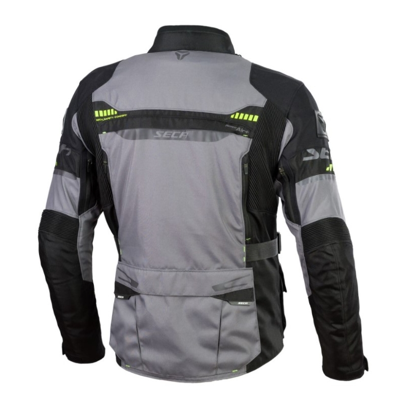 Giacca da moto SECA Arrakis II grigio-nero Saldi