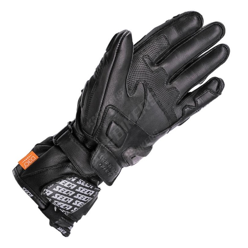 Guanti da moto SECA Trackday nero Saldi