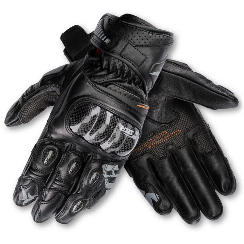 Guanti da moto SECA Trackday Short nero