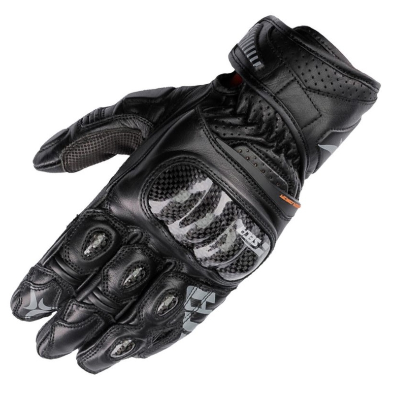 Guanti da moto SECA Trackday Short nero