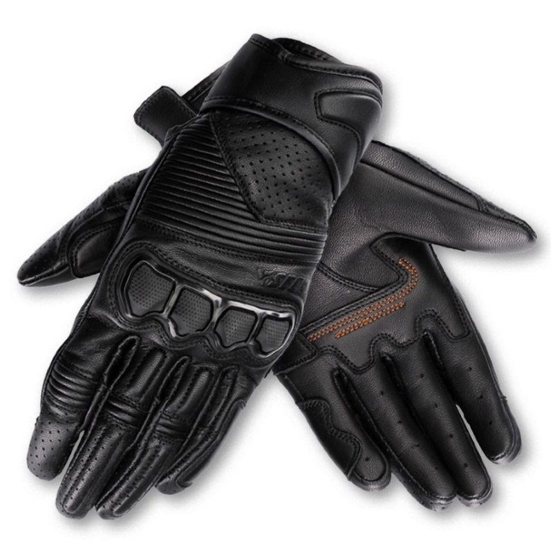 Guanti moto SECA Custom R Traforati Nero Saldi