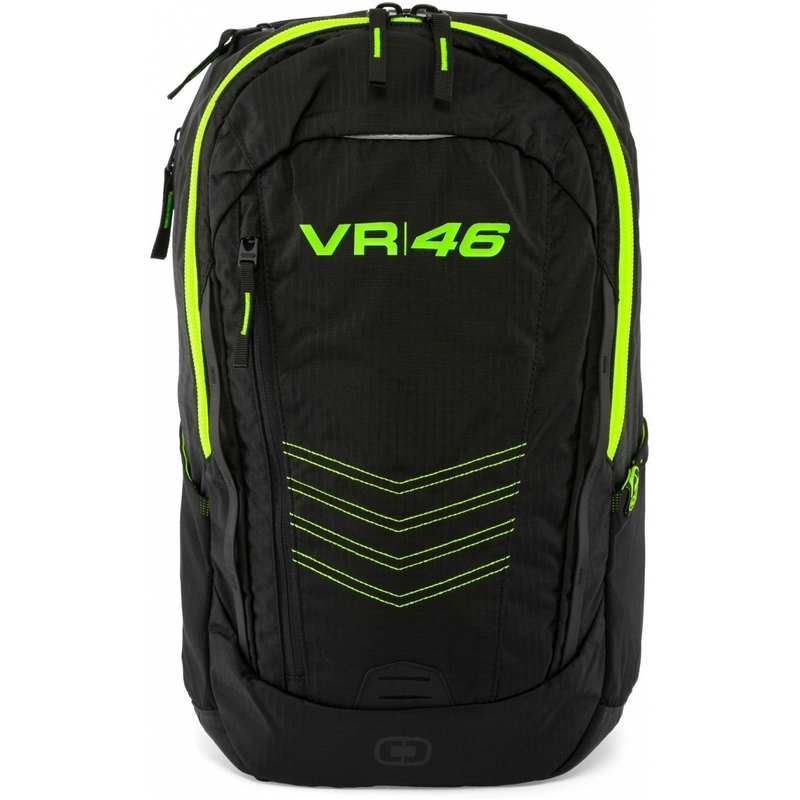 Batoh VR46 Valentino Rossi Ogio černo-fluo žlutý