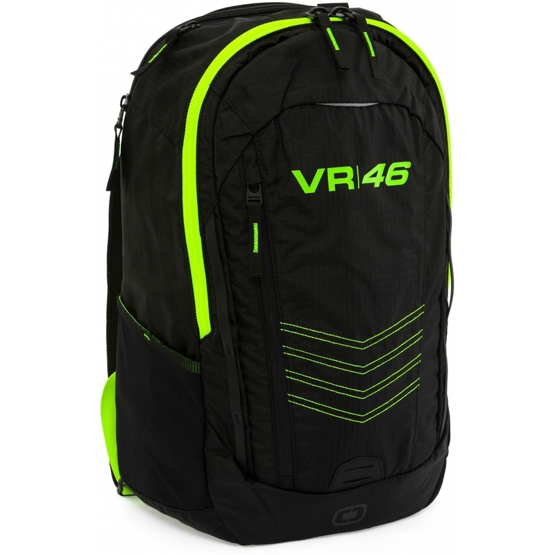 Batoh VR46 Valentino Rossi Ogio černo-fluo žlutý