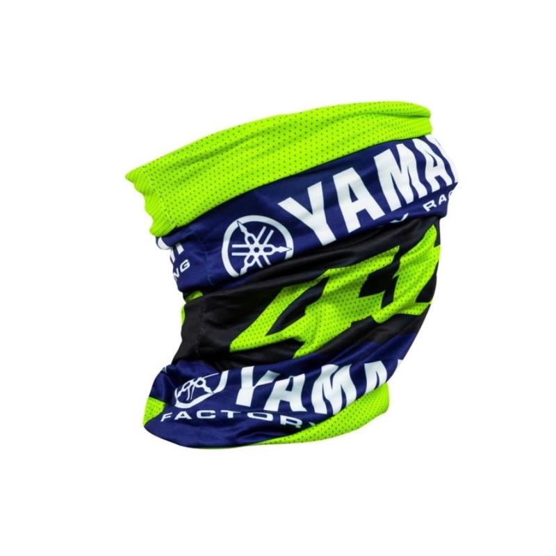 Nákrčník VR46 Valentino Rossi Yamaha modro-fluo žlutý