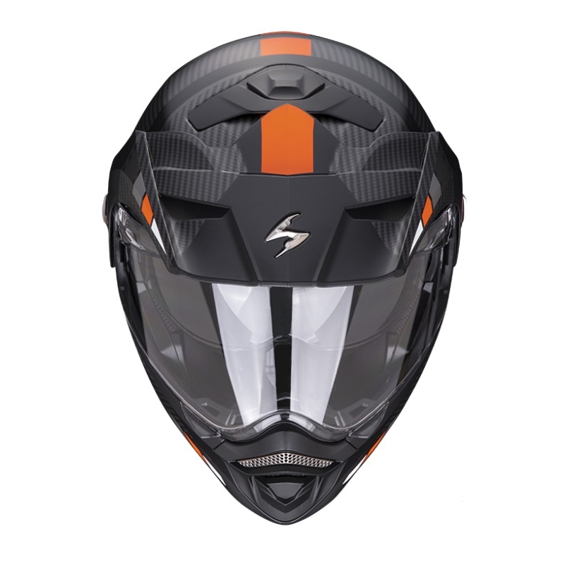 Casco moto SCORPION ADX-2 CAMINO nero-argento-arancio Saldi