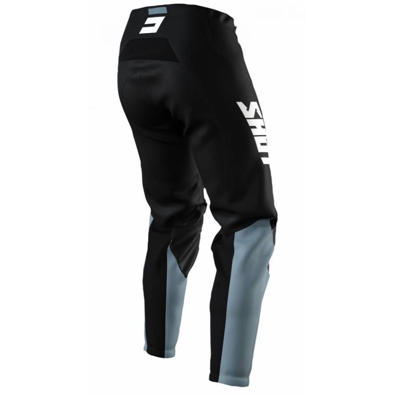 Motokrosové kalhoty Shot Raw Burst šedo-černé výprodej