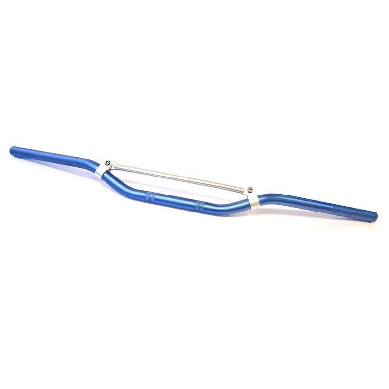 Manubrio moto cross/enduro con trapezio blu