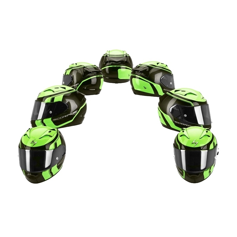 Integrální přilba Scorpion EXO-1200 Stream Tour černo-zelená výprodej