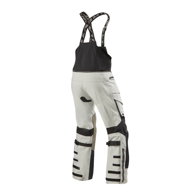 Pantaloncini da moto Revit Dominator 3 GTX argento-nero