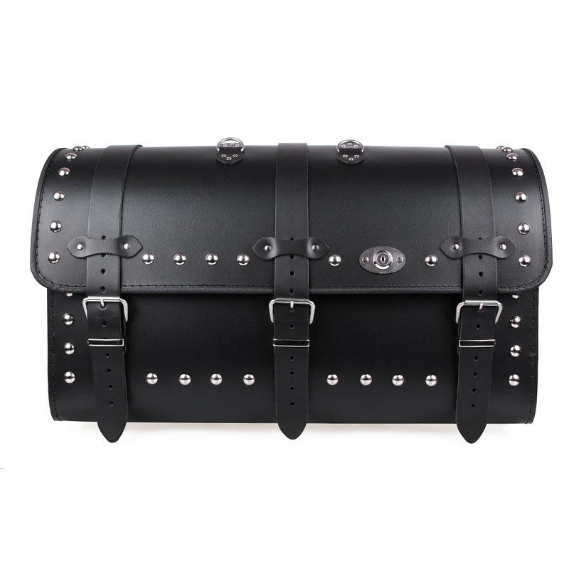 Chopper RSA-8B valigia in pelle per moto con serratura