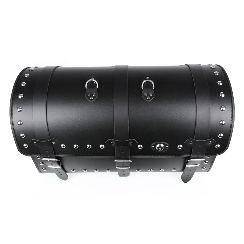 Chopper RSA-8B valigia in pelle per moto con serratura