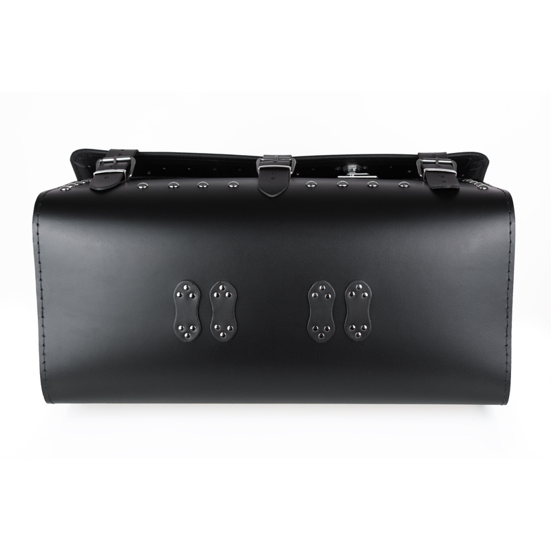 Chopper RSA-8B valigia in pelle per moto con serratura