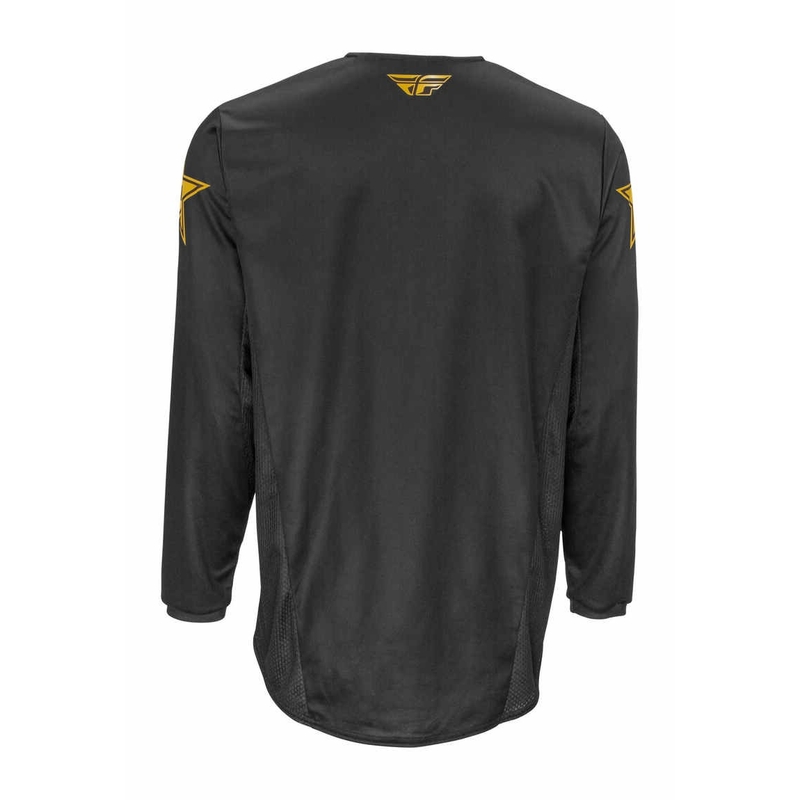Maglia da motocross FLY Racing Kinetic Rockstar 2022 nero