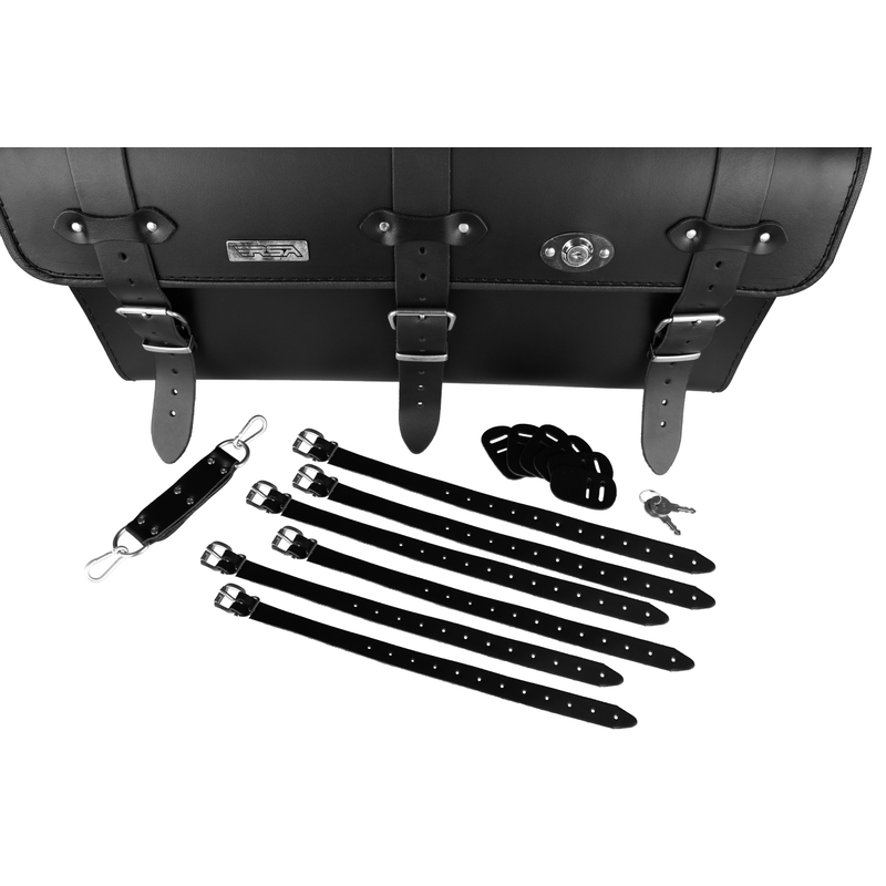 Chopper RSA-18A custodia in pelle per moto con serratura