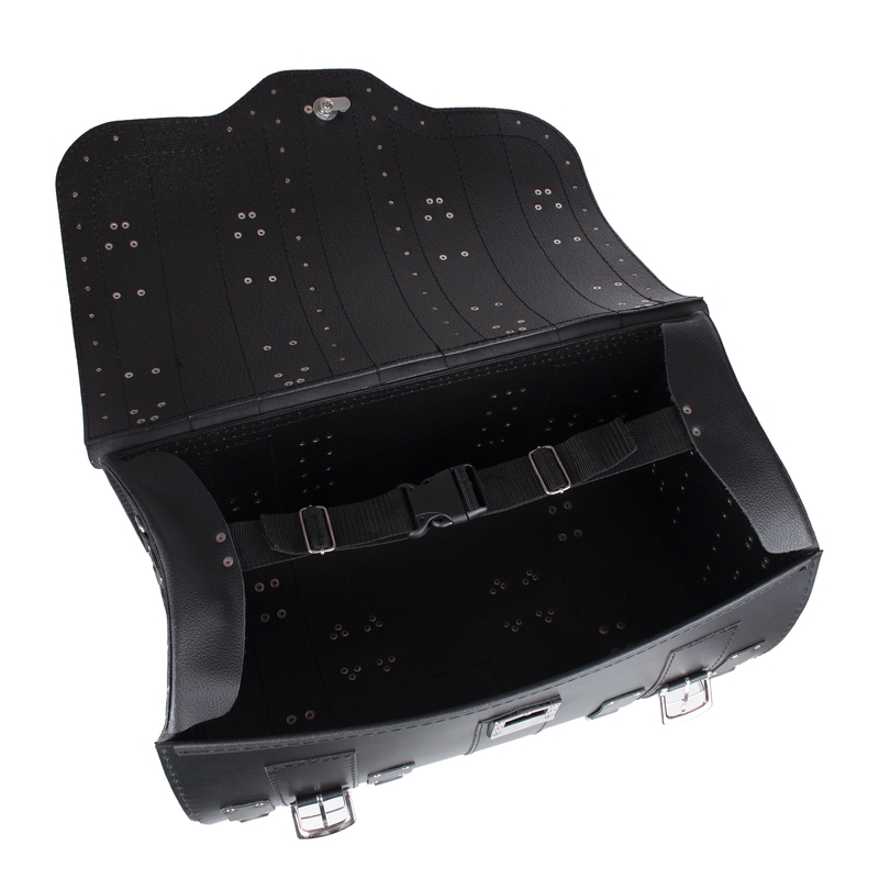 Chopper RSA-15B custodia in pelle per moto con serratura
