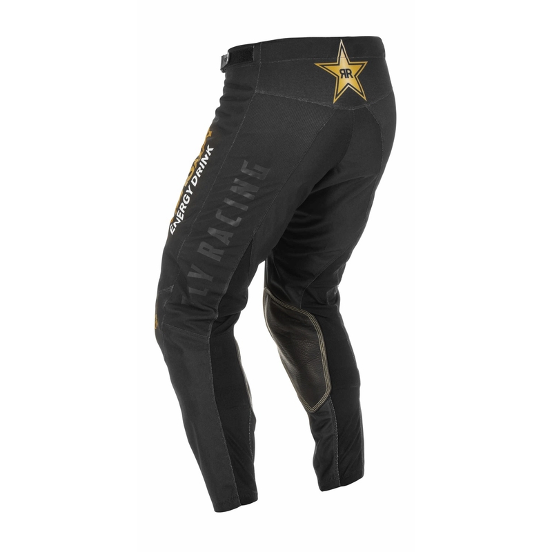 Pantaloni da motocross FLY Racing Kinetic Rockstar 2022 oro-nero Saldi