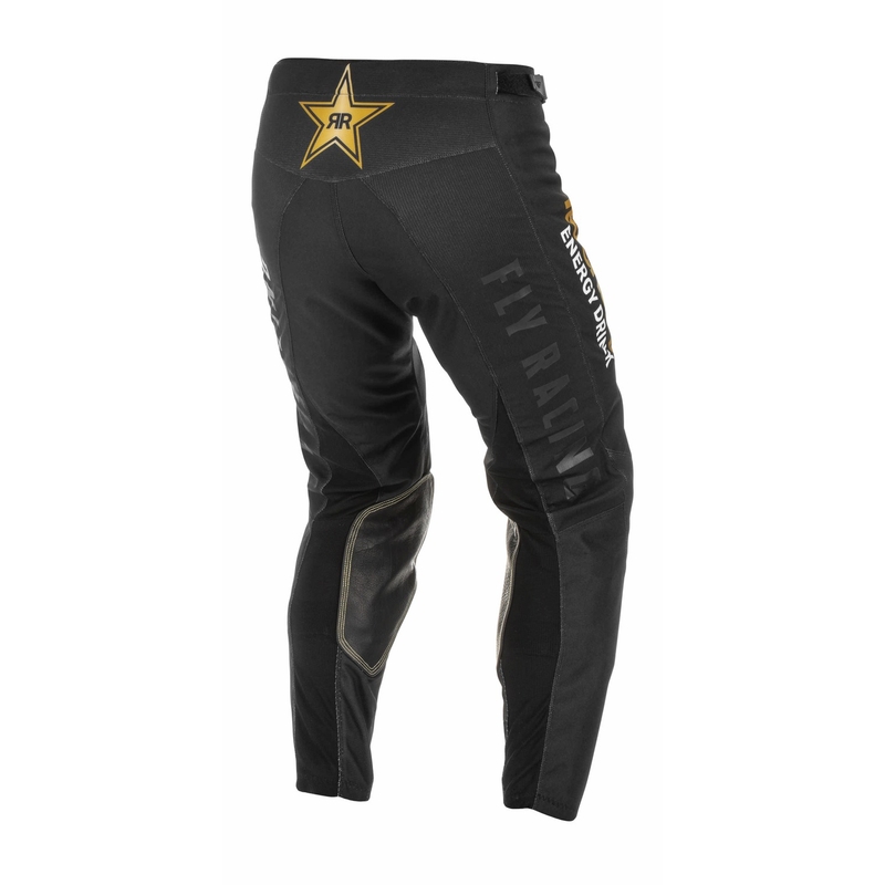 Pantaloni da motocross FLY Racing Kinetic Rockstar 2022 oro-nero Saldi