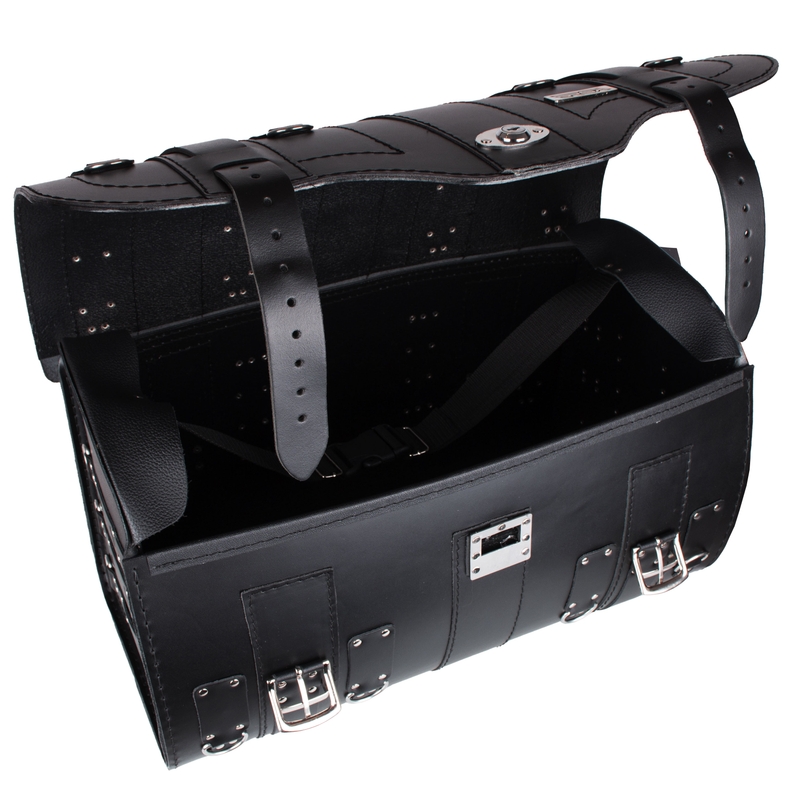 Chopper RSA-15A custodia in pelle per moto con serratura