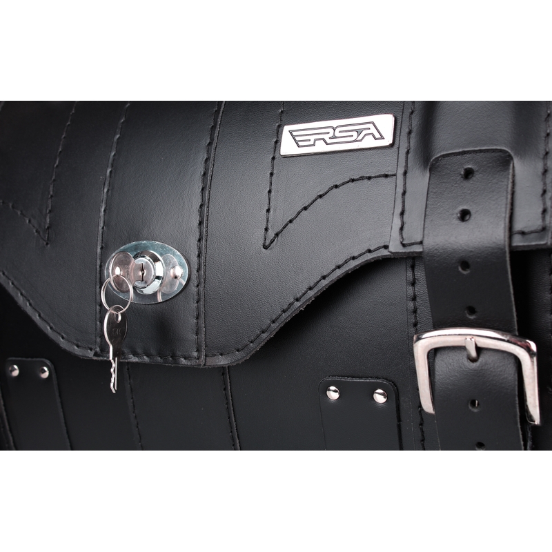 Chopper RSA-15A custodia in pelle per moto con serratura